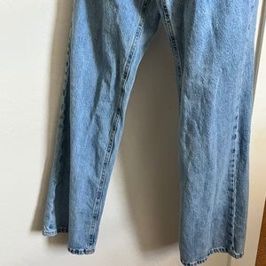 size 7 folded waistband garage jeans